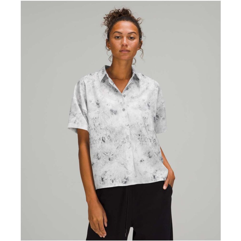 Lululemon Full Day Ahead Short Sleeve Shirt *Rare